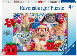 Ravensburger - Bunnies and Berries 35 Pieces