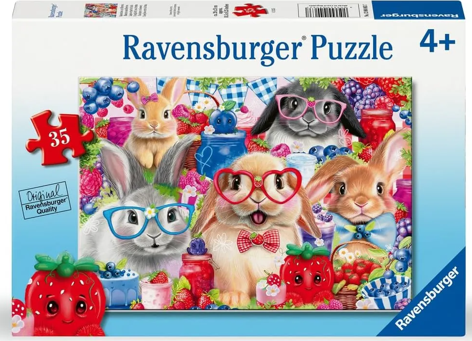 Ravensburger - Bunnies and Berries 35 Pieces