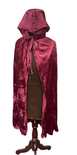 Load image into Gallery viewer, Crushed Velvet Cloak
