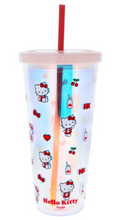 Load image into Gallery viewer, Hello Kitty Pretty in Pink Water Beaker and Straw
