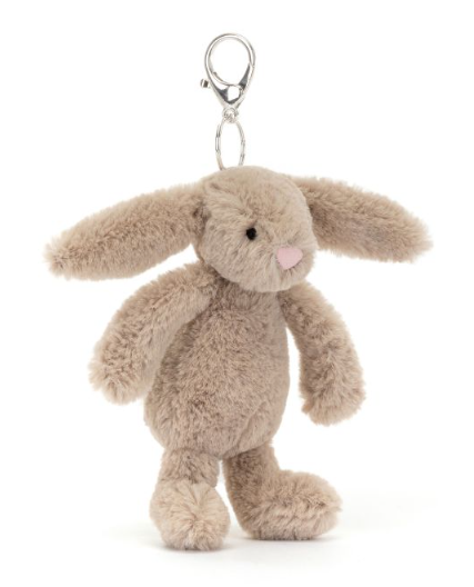 Jellycat Bashful Beige Bunny Bag Charm