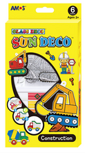 Load image into Gallery viewer, Amos Glass Deco Sun Deco Construction
