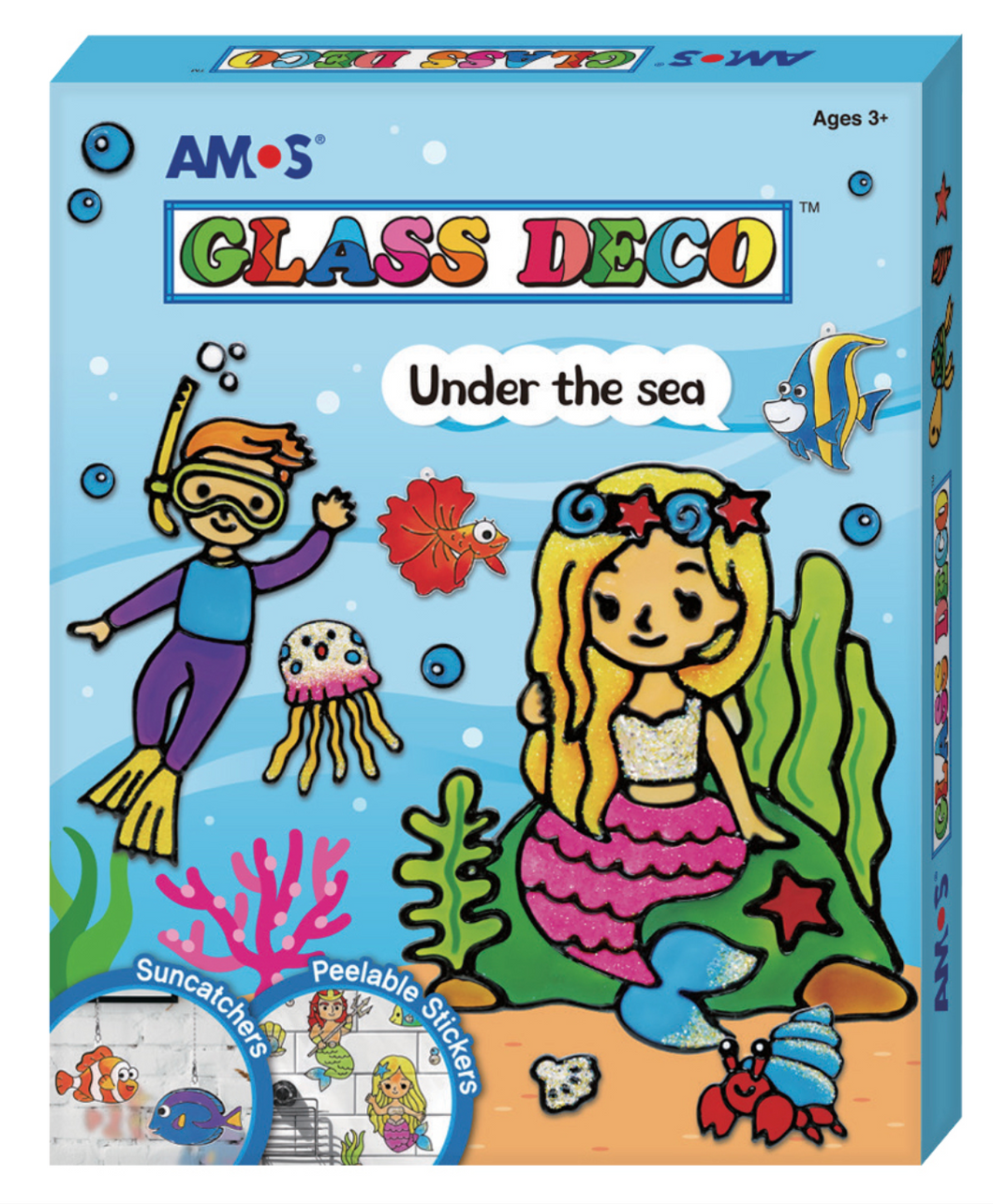 Amos Glass Deco Under the See