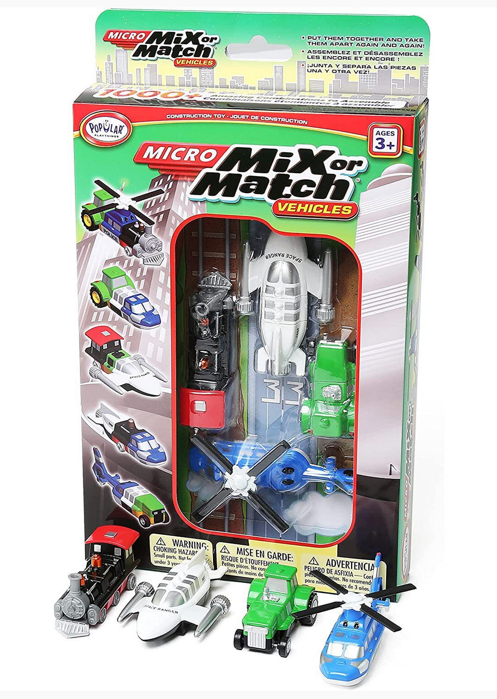 Popular Playthings Mix or Match Micro Vehicles Set 4