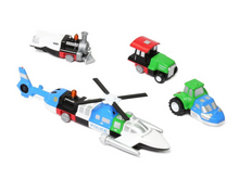 Load image into Gallery viewer, Popular Playthings Mix or Match Micro Vehicles Set 4

