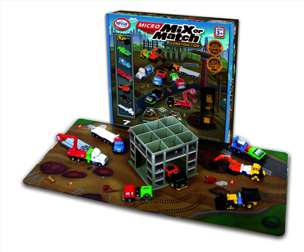Popular Playthings Mix or Match Micro Construction Set