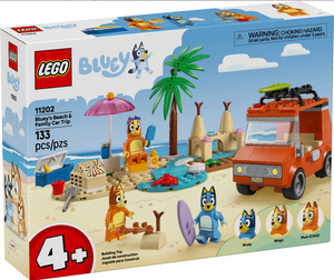 Lego Bluey's Beach & Family Car Trip 11202