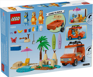 Lego Bluey's Beach & Family Car Trip 11202