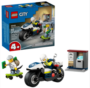 Lego City Police Motorcycle Chase 60455