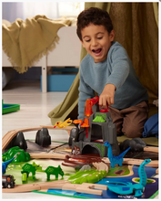 Load image into Gallery viewer, BRIO Dinosaur Deluxe Set 45 Pieces
