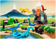 Load image into Gallery viewer, BRIO Dinosaur Deluxe Set 45 Pieces

