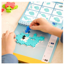 Load image into Gallery viewer, Plus-Plus Puzzle By Numbers Activity Pad Ocean 125pcs
