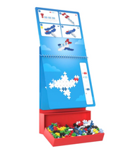 Load image into Gallery viewer, Plus-Plus Puzzle By Numbers Activity Pad Transportation 125pcs
