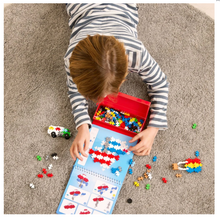 Load image into Gallery viewer, Plus-Plus Puzzle By Numbers Activity Pad Transportation 125pcs
