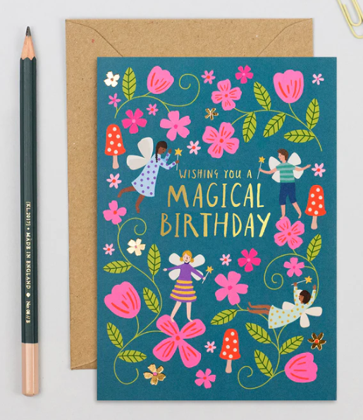 Fairy Garden Birthday Card