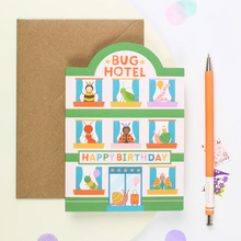 Load image into Gallery viewer, Bug Hotel Birthday Card
