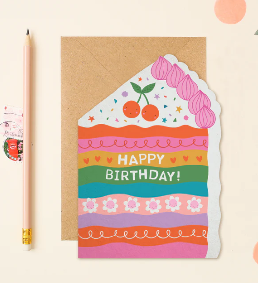 Cake Slice Birthday Card