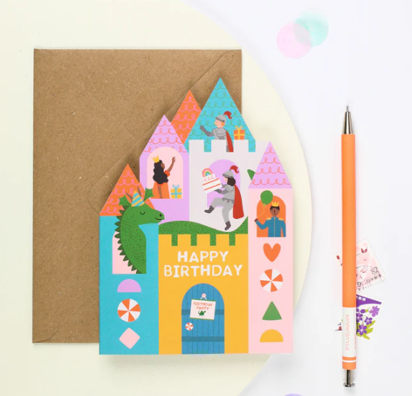 Castle Birthday Card