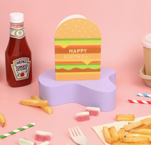 Load image into Gallery viewer, Cheese Burger Birthday Card
