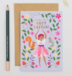 Twinkle Toes Birthday Card
