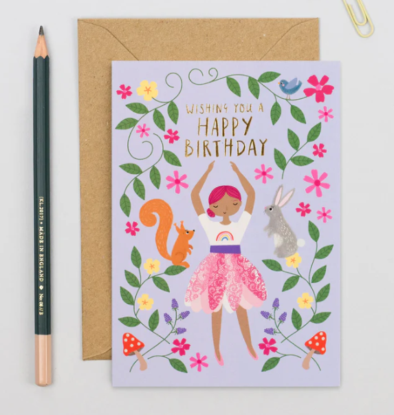Twinkle Toes Birthday Card