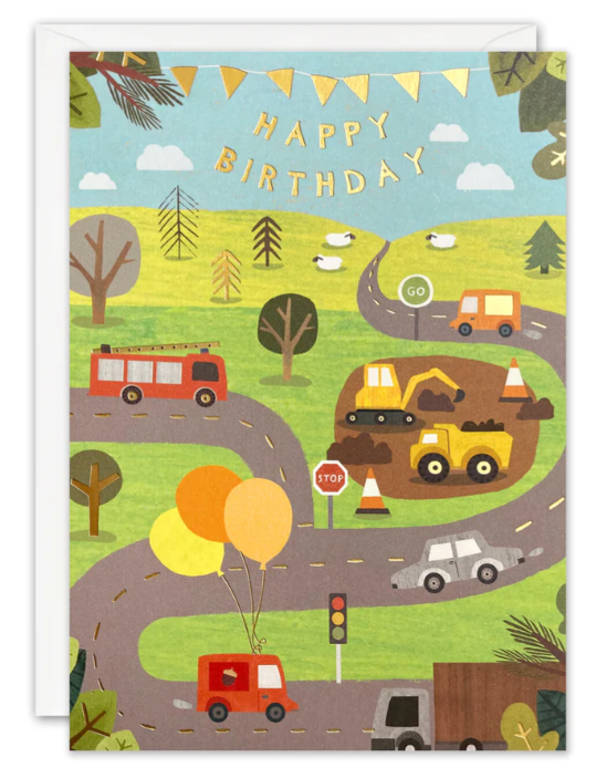 Transport Birthday Card - James Ellis