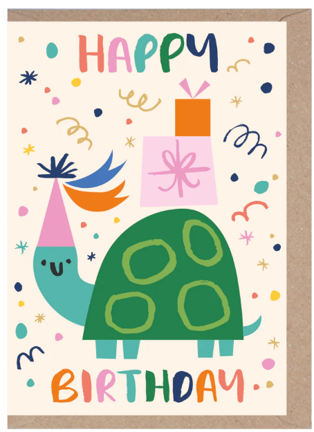 Turtle Birthday Card
