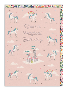Unicorn Magic Birthday Card - Kath Kidston