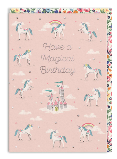 Unicorn Magic Birthday Card - Kath Kidston