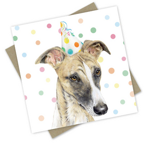 Maxi the Whippet Dog Card