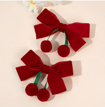 Load image into Gallery viewer, Cherry Hair Clips
