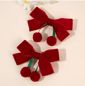 Cherry Hair Clips