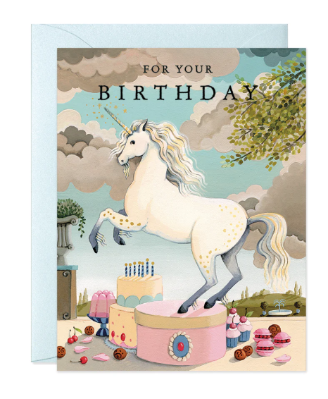 Unicorn Birthday Card