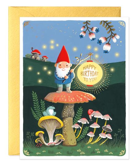 Gnome Birthday Card