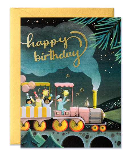 Train Birthday Card