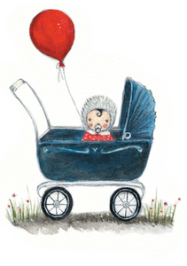 Baby In Pram by Michelle Pleasance