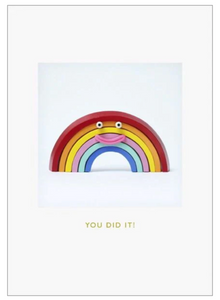 You did it! Rainbow