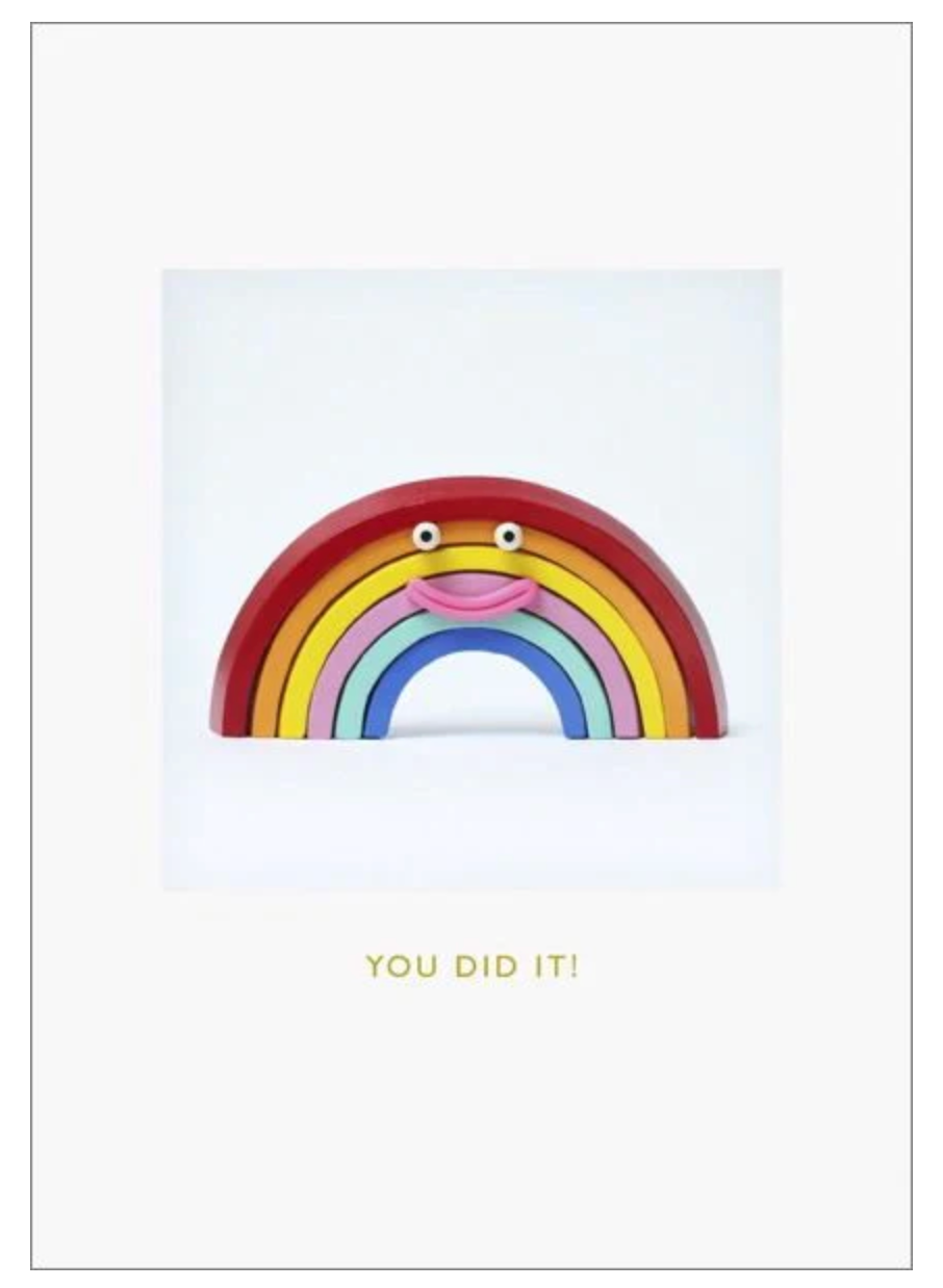 You did it! Rainbow