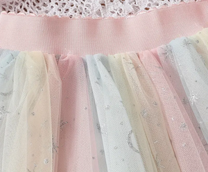 Pastel Rainbow Moon & Stars Tutu