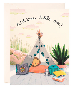 Welcome Little One Baby Teepee