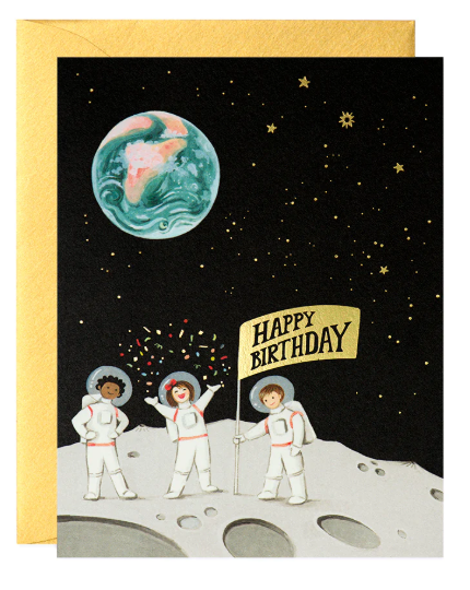 Out of Space Birthday Card
