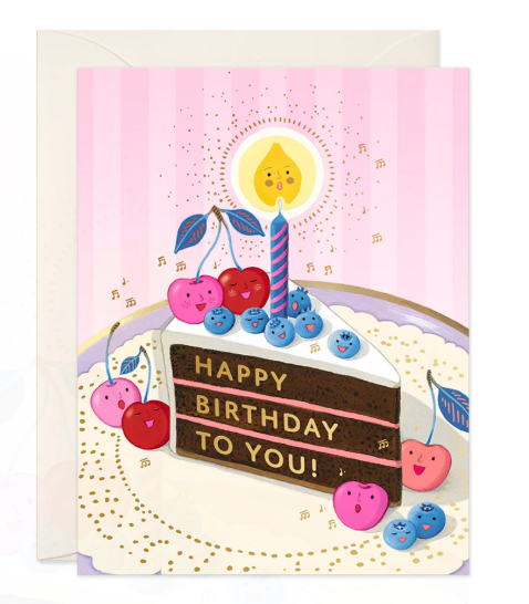 Berry Serenade Birthday Card