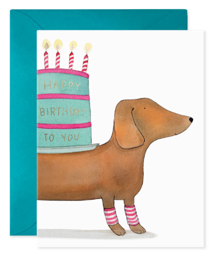 Slinky Dog Birthday Card