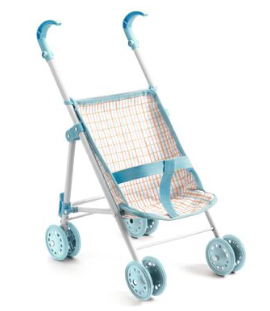 Djeco Pomea Blue Umbrella Stroller