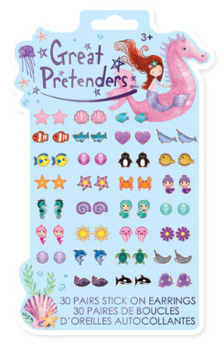Great Pretenders Mermaid Stick on Earrings