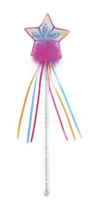 Great Pretenders Glitter Rainbow/Fuchsia Wand