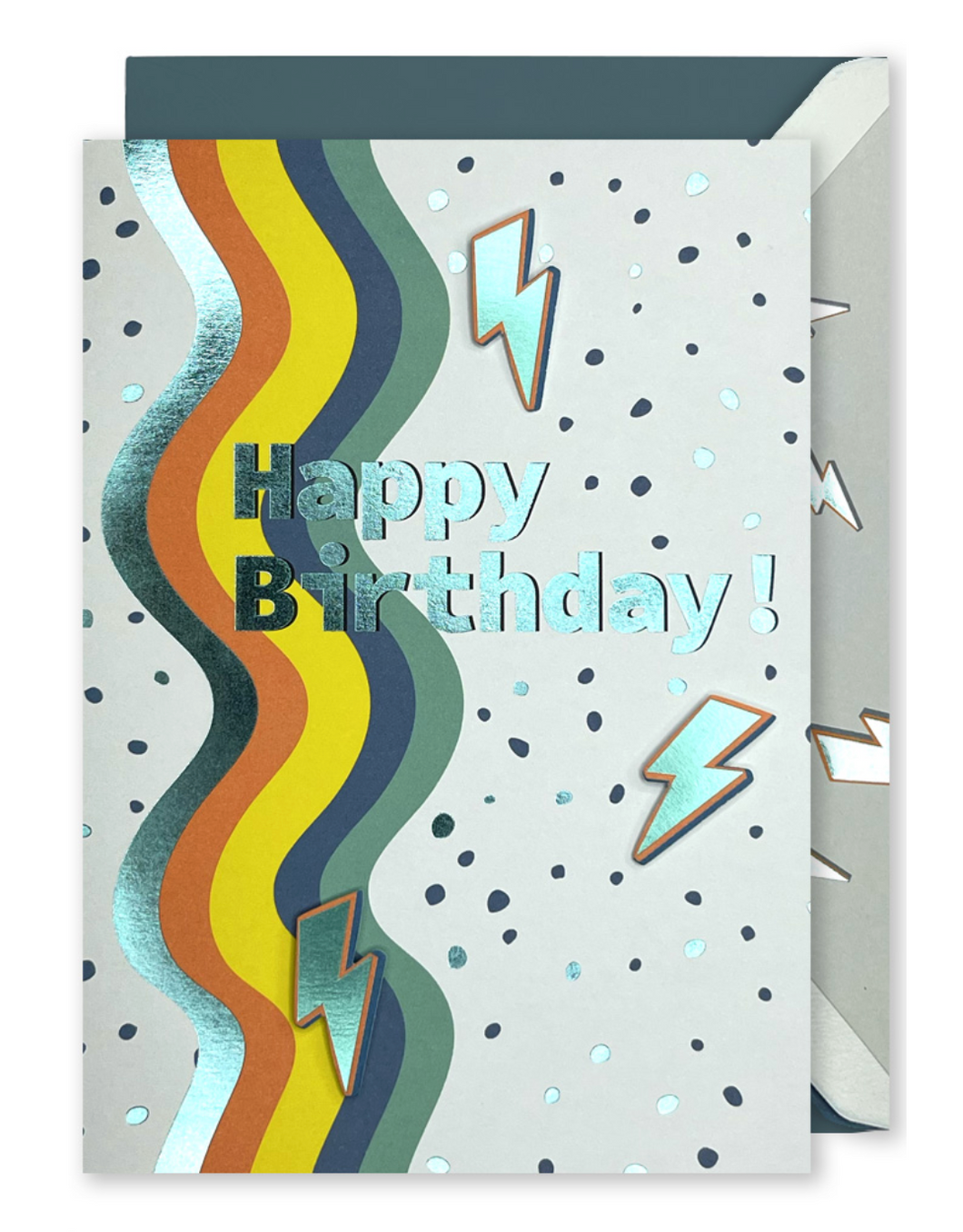 Lightining Happy Birthday Card