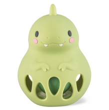 Load image into Gallery viewer, Tiger Tribe Silicone Rattle Dino

