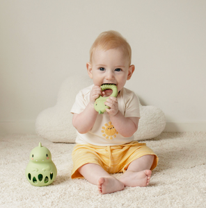 Tiger Tribe Silicone Teether Dino