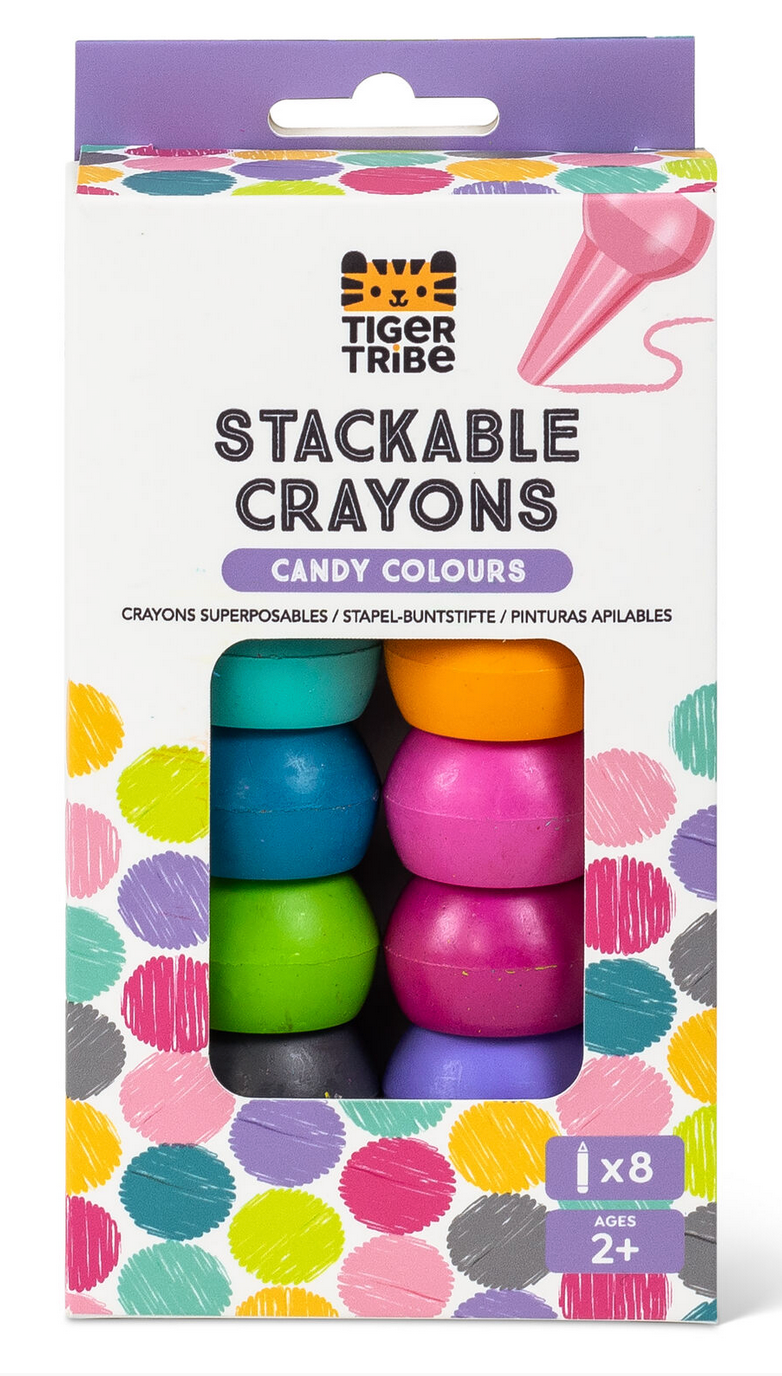 Tiger Tribe Stackable Crayons Candy Colours